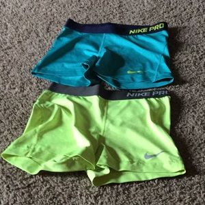 2 Pairs of Nike Dri-Fit Spandex